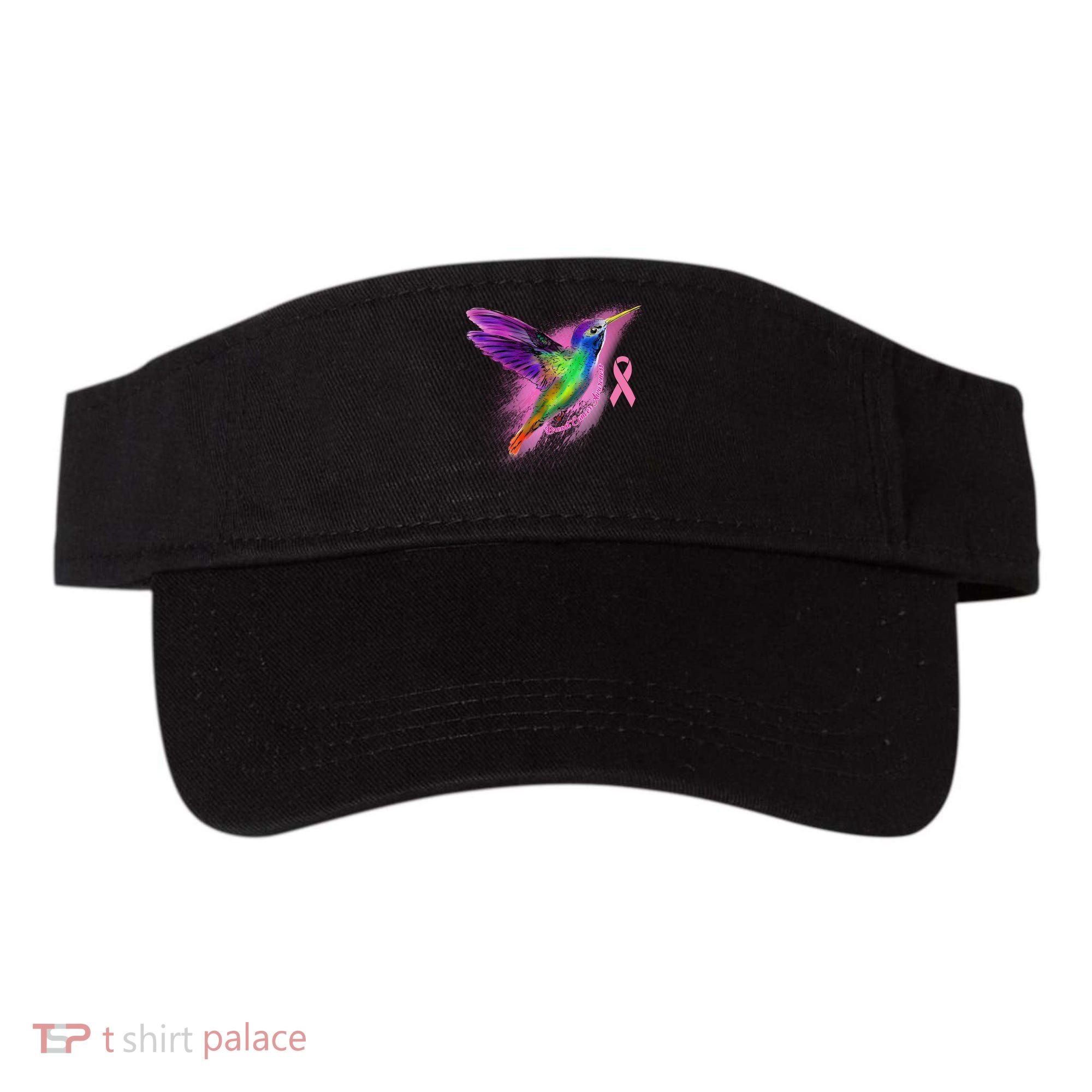 Humming Bird Breast Cancer Awareness Visor