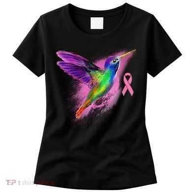 Humming Bird Breast Cancer Awareness Women's T-Shirt