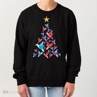 Humming Bird Christmas Tree Women's Sweatshirt thumb 0