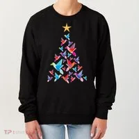 Humming Bird Christmas Tree Women's Sweatshirt thumb 0
