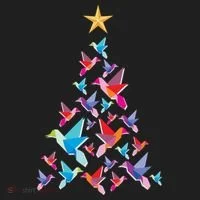 Humming Bird Christmas Tree Women's Sweatshirt thumb 2
