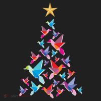 Humming Bird Christmas Tree Beanie thumb 2