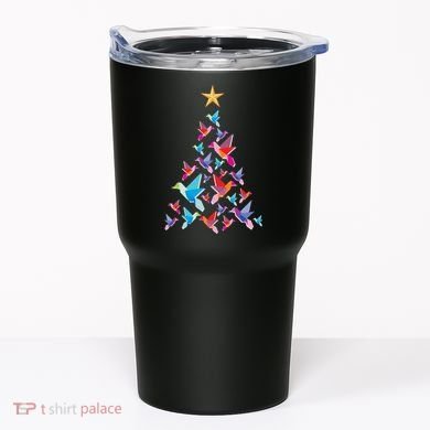 Humming Bird Christmas Tree Tumbler