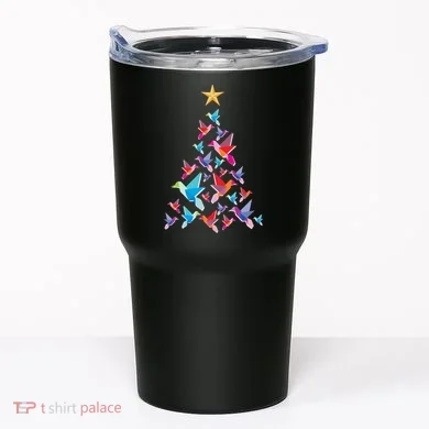 Humming Bird Christmas Tree Tumbler