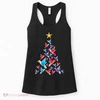 Humming Bird Christmas Tree Women's Tank Top thumb 0
