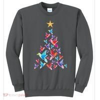 Humming Bird Christmas Tree Sweatshirt thumb 0