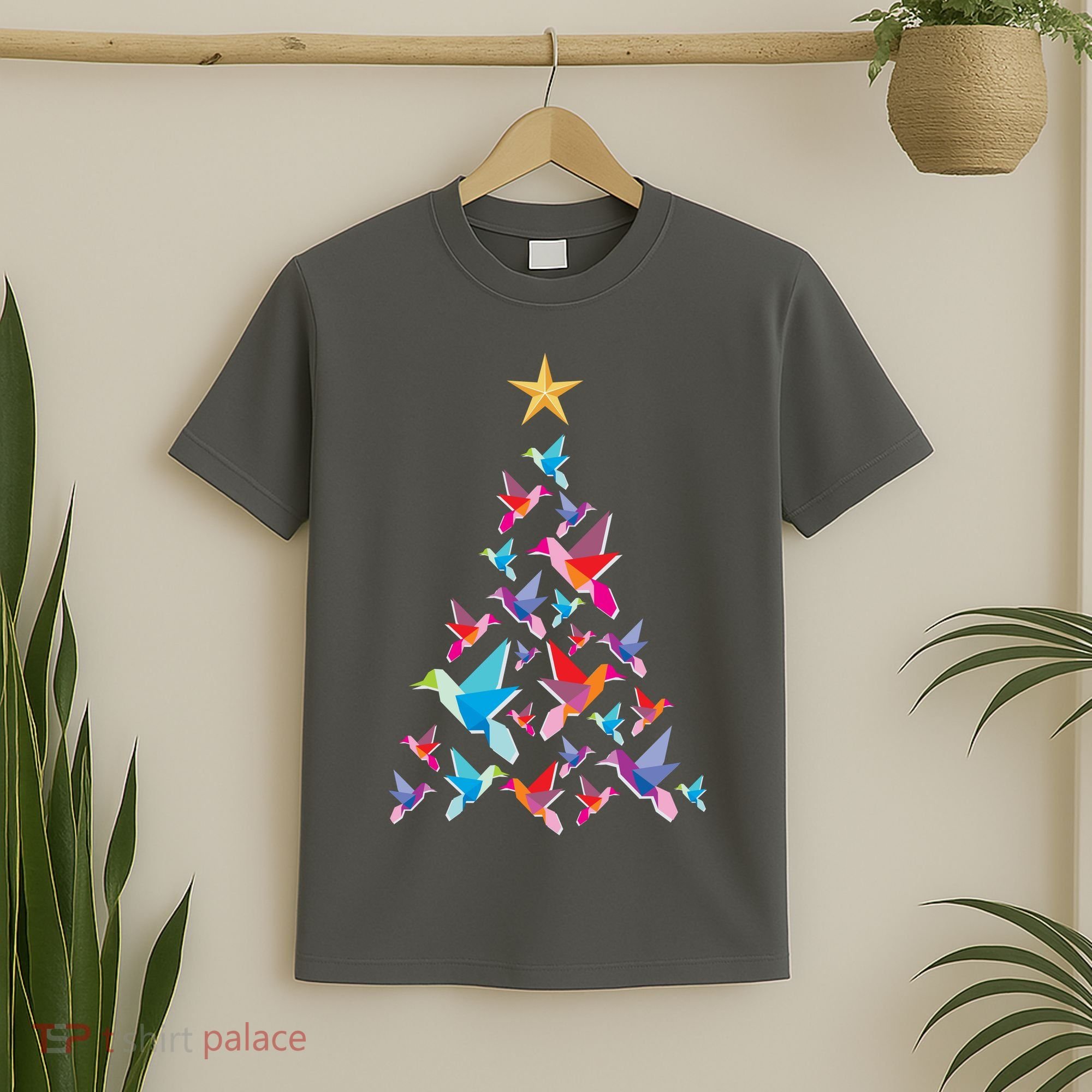 Humming Bird Christmas Tree T-Shirt