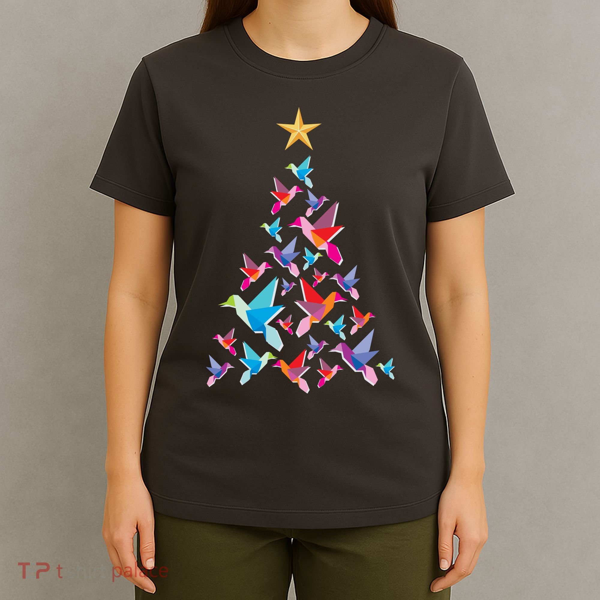 Humming Bird Christmas Tree T-Shirt