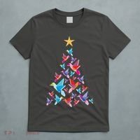 Humming Bird Christmas Tree T-Shirt thumb 5