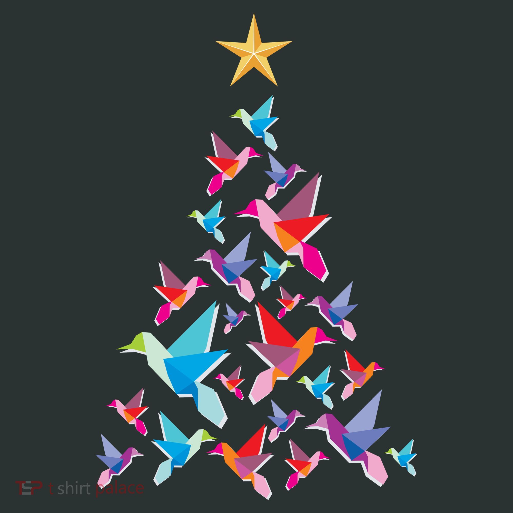 Humming Bird Christmas Tree Backpack