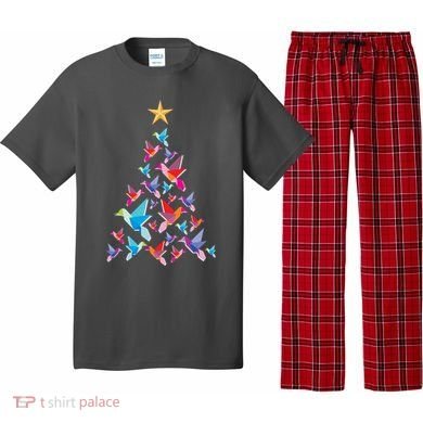 Humming Bird Christmas Tree Pajama Set