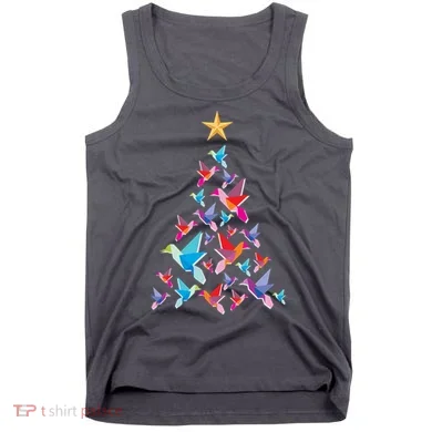 Humming Bird Christmas Tree Tank Top