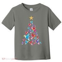 Humming Bird Christmas Tree Toddler T-Shirt thumb 0