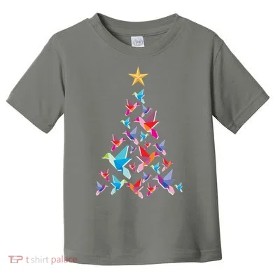 Humming Bird Christmas Tree Toddler T-Shirt