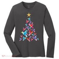 Humming Bird Christmas Tree Women's Long Sleeve Shirt thumb 0