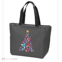 Humming Bird Christmas Tree Tote Bag thumb 3
