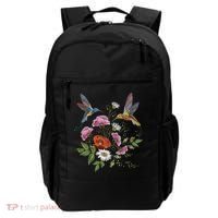 Humming Birds Flowers Backpack thumb 0