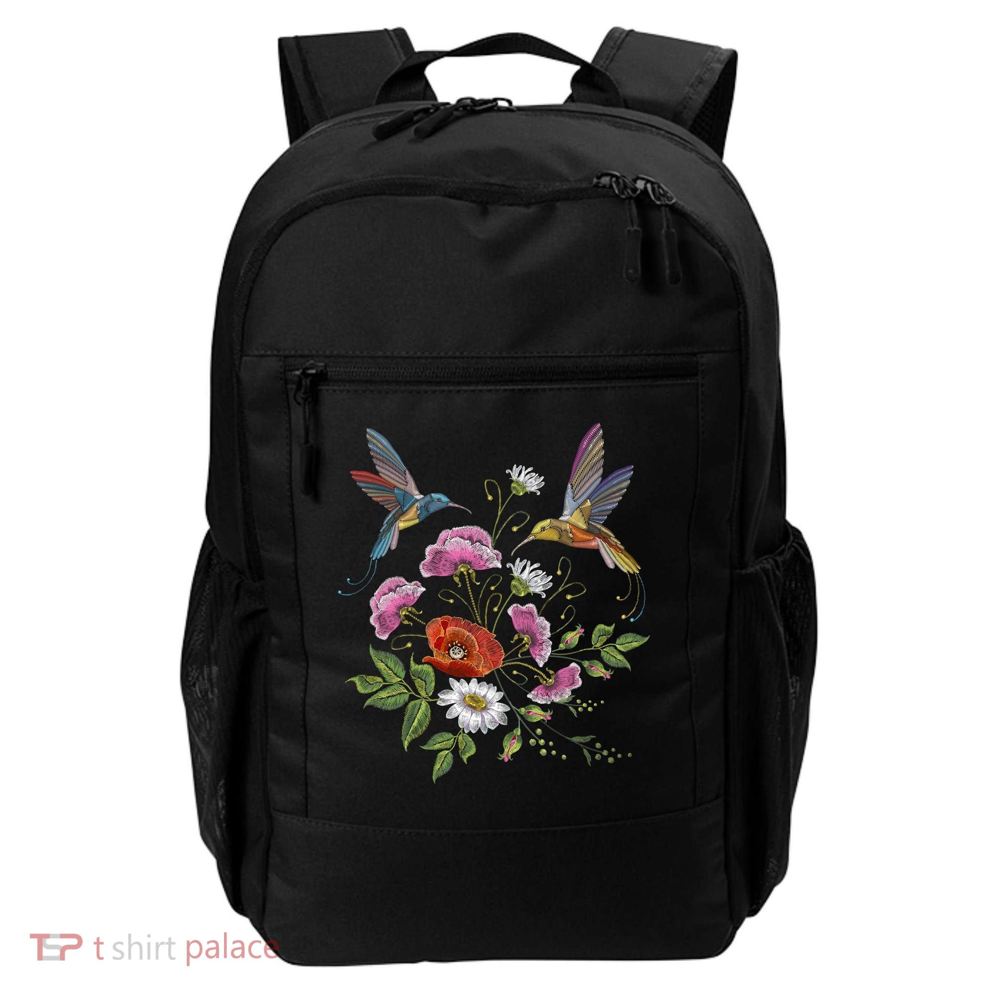 Humming Birds Flowers Backpack