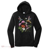 Humming Birds Flowers Women's Hoodie thumb 0