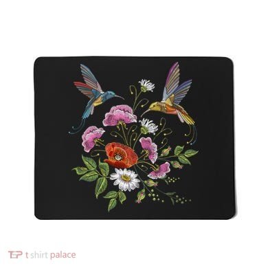Humming Birds Flowers Mousepad