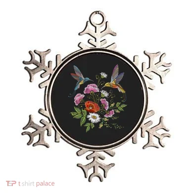 Humming Birds Flowers Ornament