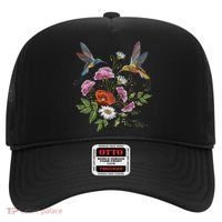 Humming Birds Flowers Hat thumb 0
