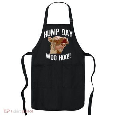Hump Day Woo Hoo Camel Face Apron
