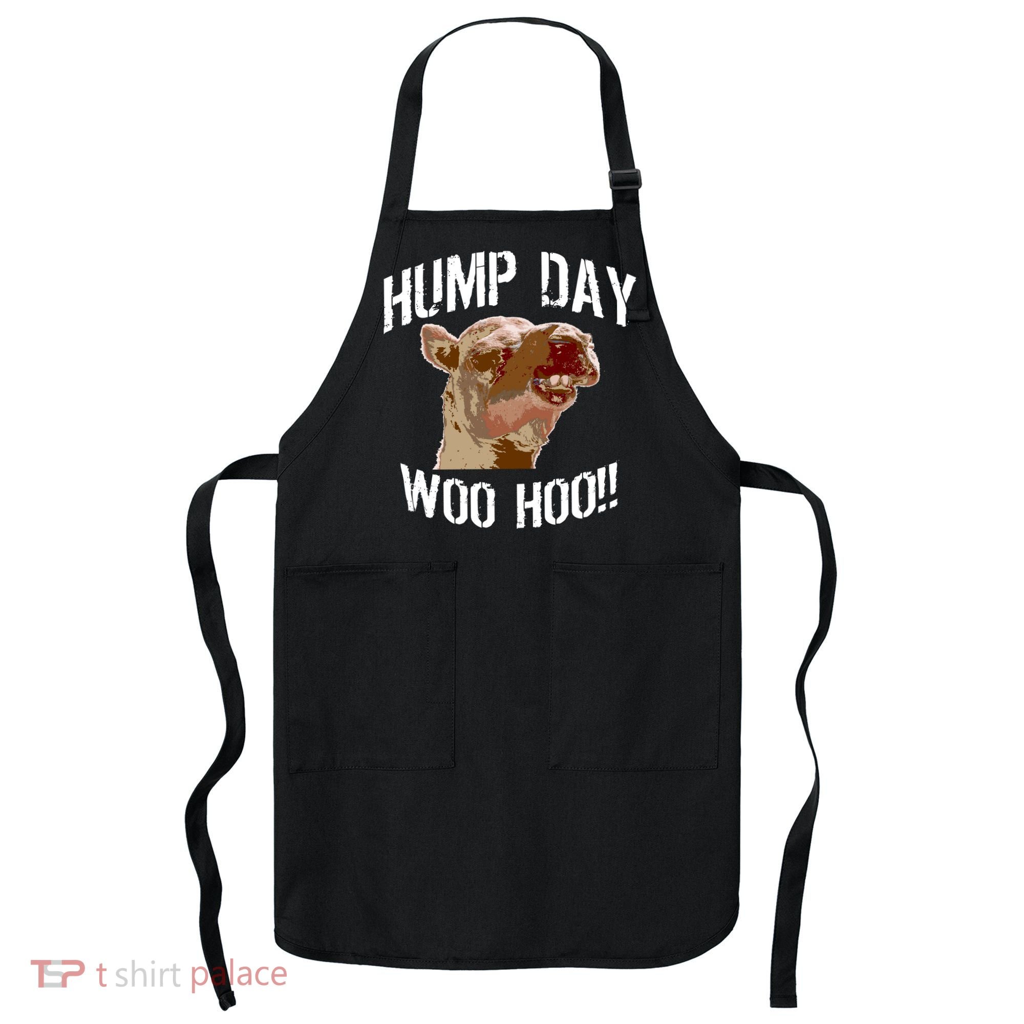 Hump Day Woo Hoo Camel Face Apron