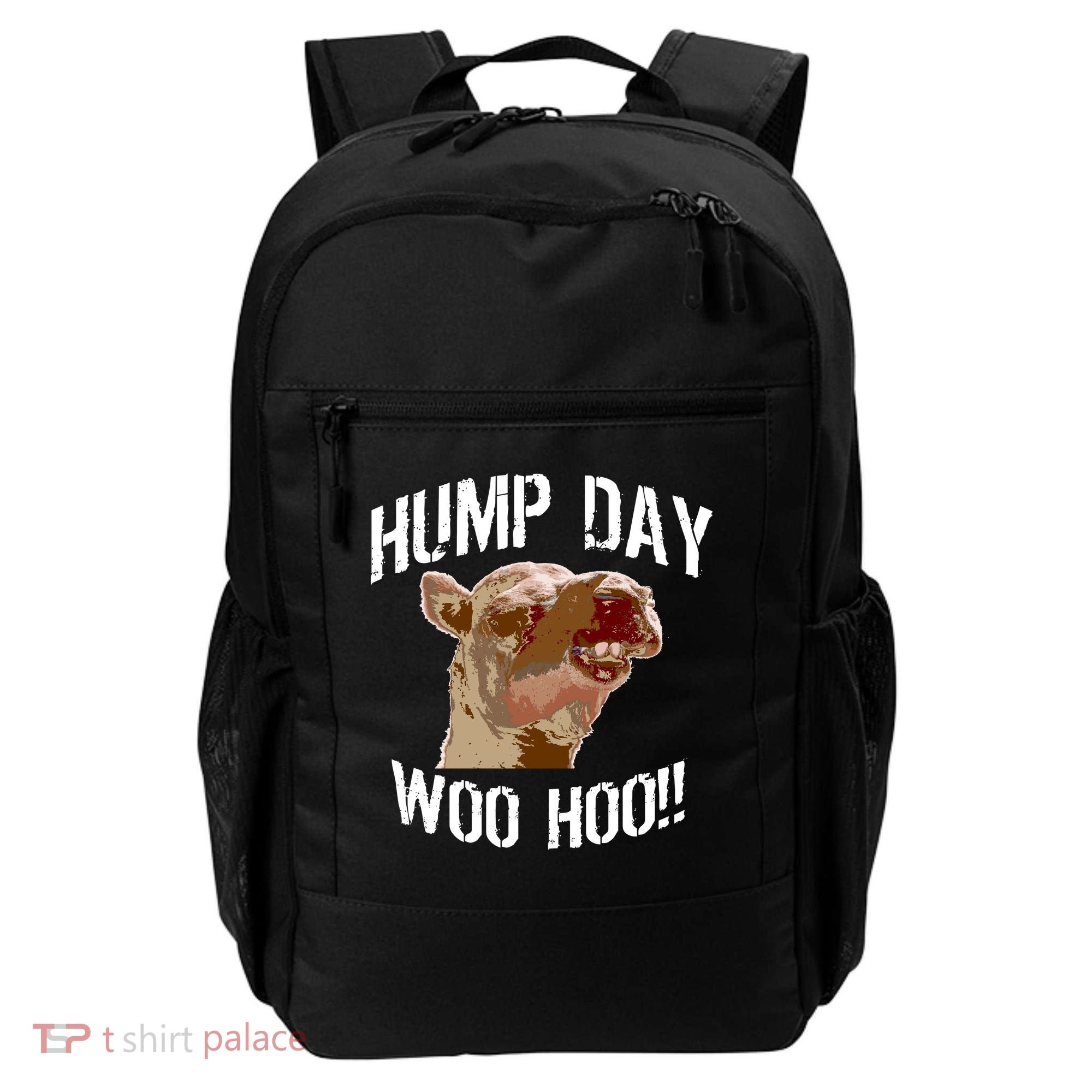 Hump Day Woo Hoo Camel Face Backpack