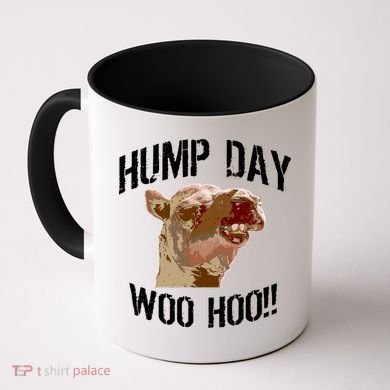 Hump Day Woo Hoo Camel Face Coffee Mug