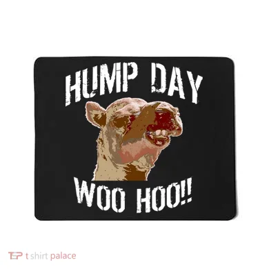 Hump Day Woo Hoo Camel Face Mousepad