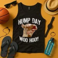 Hump Day Woo Hoo Camel Face Tank Top thumb 4
