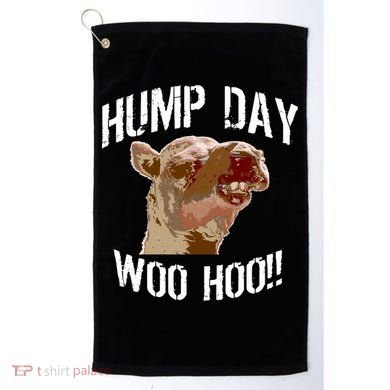Hump Day Woo Hoo Camel Face Golf Towel
