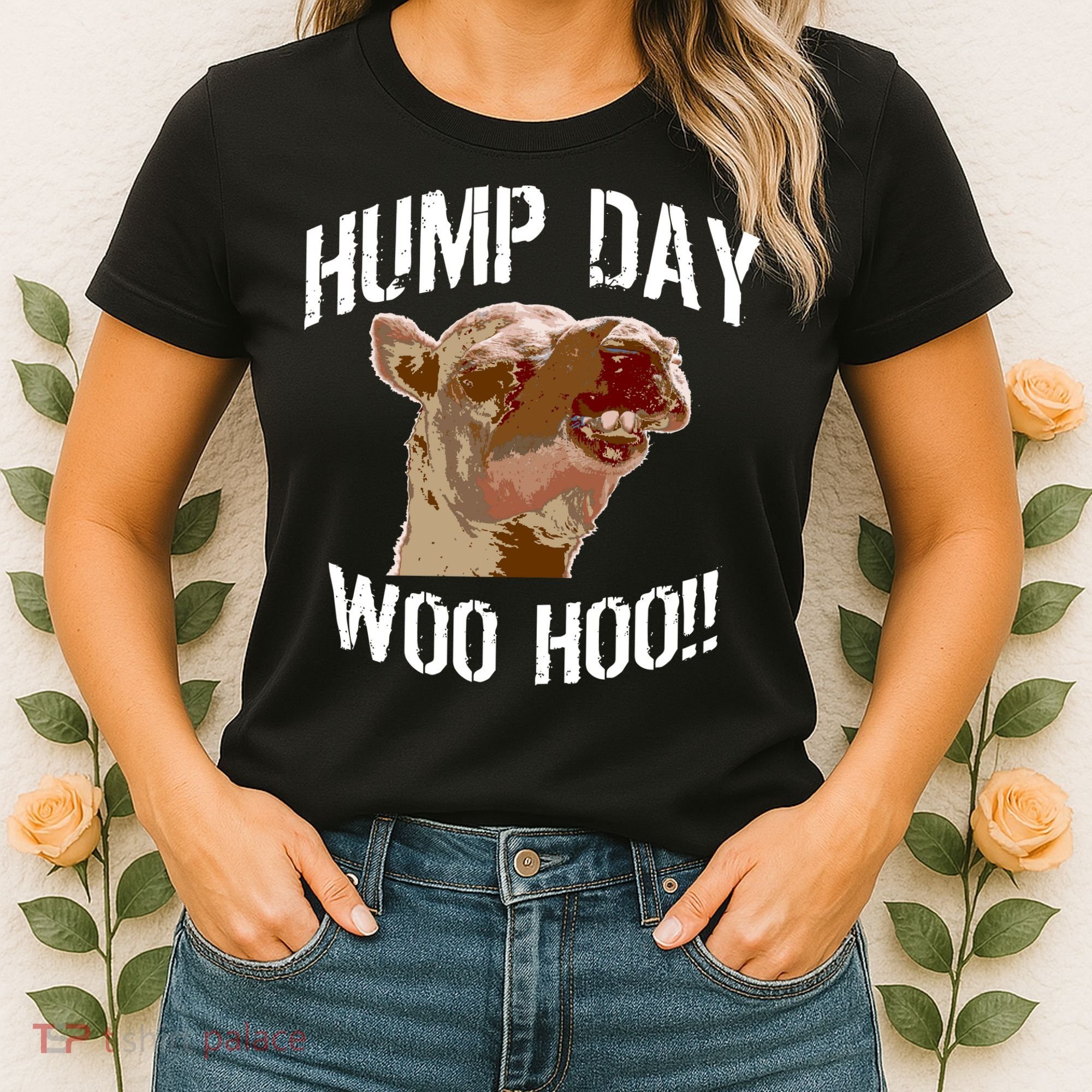Hump Day Woo Hoo Camel Face Women's T-Shirt