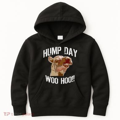 Hump Day Woo Hoo Camel Face Kids Hoodie
