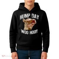 Hump Day Woo Hoo Camel Face Kids Hoodie thumb 4