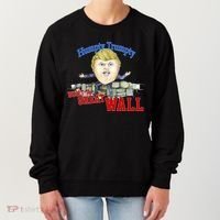 Humpty Trumpty Build A Great Wall Women's Sweatshirt thumb 0