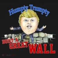 Humpty Trumpty Build A Great Wall Doggie Tank thumb 4
