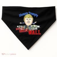 Humpty Trumpty Build A Great Wall USA-Made Doggie Bandana thumb 0