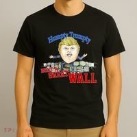 Humpty Trumpty Build A Great Wall T-Shirt thumb 3