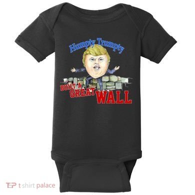 Humpty Trumpty Build A Great Wall Baby Bodysuit