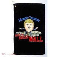 Humpty Trumpty Build A Great Wall Golf Towel thumb 0