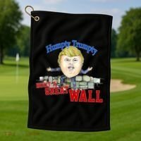 Humpty Trumpty Build A Great Wall Golf Towel thumb 1