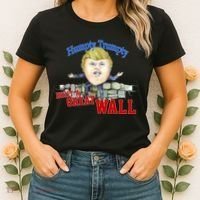 Humpty Trumpty Build A Great Wall Women's T-Shirt thumb 2