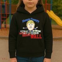 Humpty Trumpty Build A Great Wall Kids Hoodie thumb 3