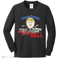 Humpty Trumpty Build A Great Wall Kids Long Sleeve Shirt thumb 0