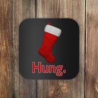 Hung Funny Christmas Coaster thumb 0