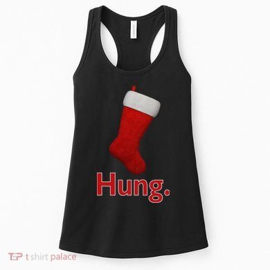 Hung Funny Christmas Women's Tank Top