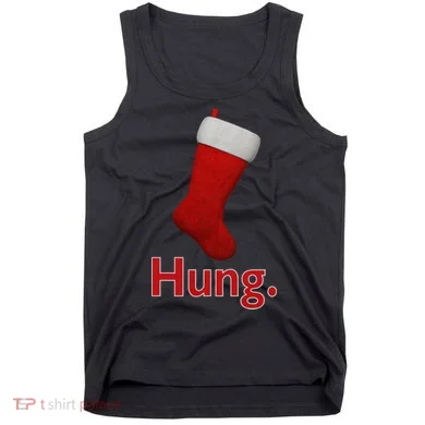Hung Funny Christmas Tank Top