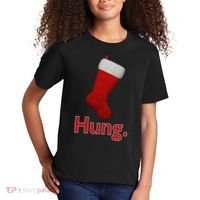 Hung Funny Christmas Kids T-Shirt thumb 2